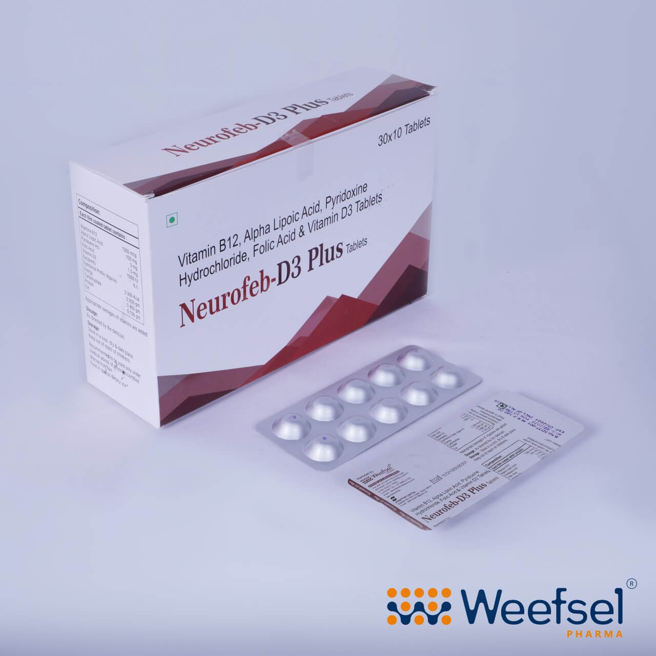 Neurofeb D3 Plus Tablets - Image 2